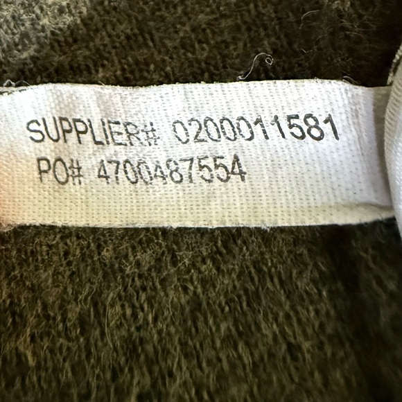 Polo Ralph Lauren Men’s XXL Quarter Zip Mock Neck Pullover Olive Green Cotton - Picture 3 of 10